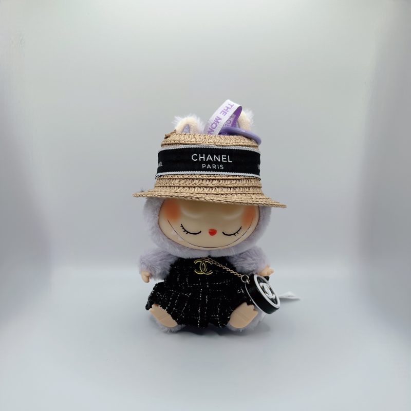 Labubu Chanel Classical Timeless Pattern Dress Complete Set