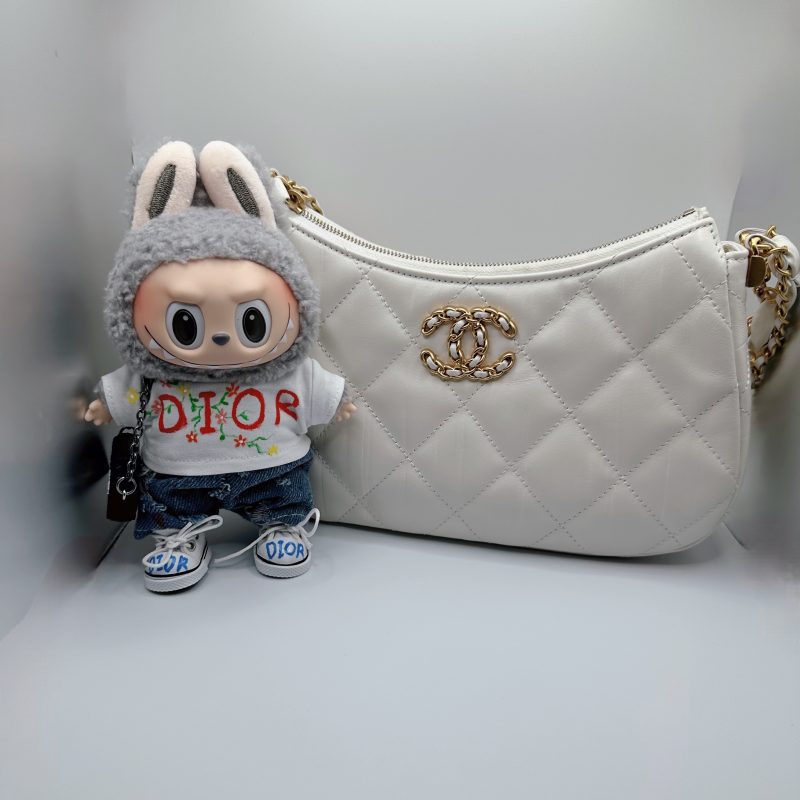 Labubu Dior Graffiti T-shirt&Urban -Inspired Streetwear pants completely set - Image 2